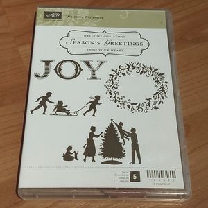 Stampin' Up! Welcome Christmas 5 Piece Stamp set
